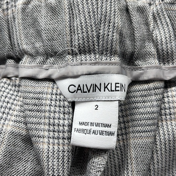 Calvin Klein Plaid Straight Leg Fall Pants 2 - Picture 5 of 5